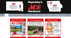 Desktop Screenshot of kopetskysace.com